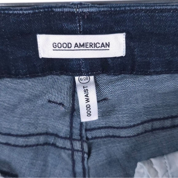 GOOD AMERICAN USA🇺🇸MADE Good Waist Skinny Jeans GAGWC103 Size 6/28 - Picture 3 of 11